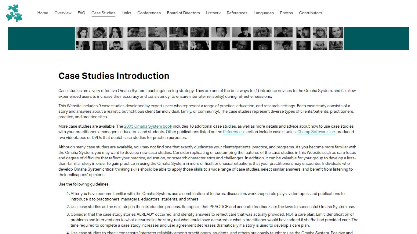 Case Studies Introduction — The Omaha System